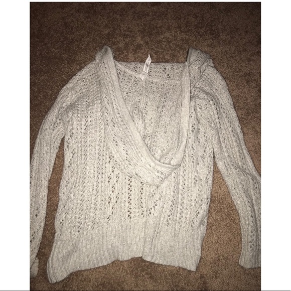 Oversized Zip-up Hooded Cardigan - Picture 3 of 5